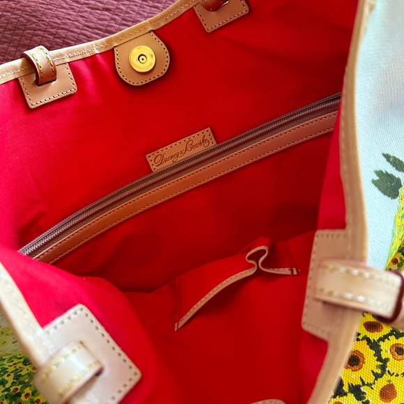 Painted Dooney&Burke Tote - Picture 2 of 8